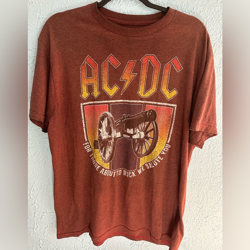 AC/DC Men’s Shirt “For Those About To Rock.”